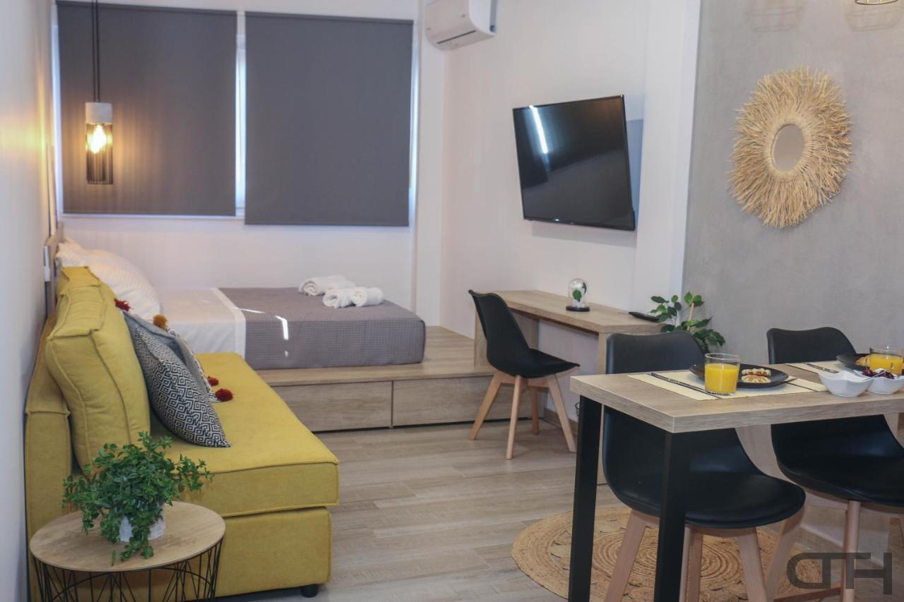 New Deluxe Studio 3 Downtown Thessaloniki - Fully Equiped Exteriör bild